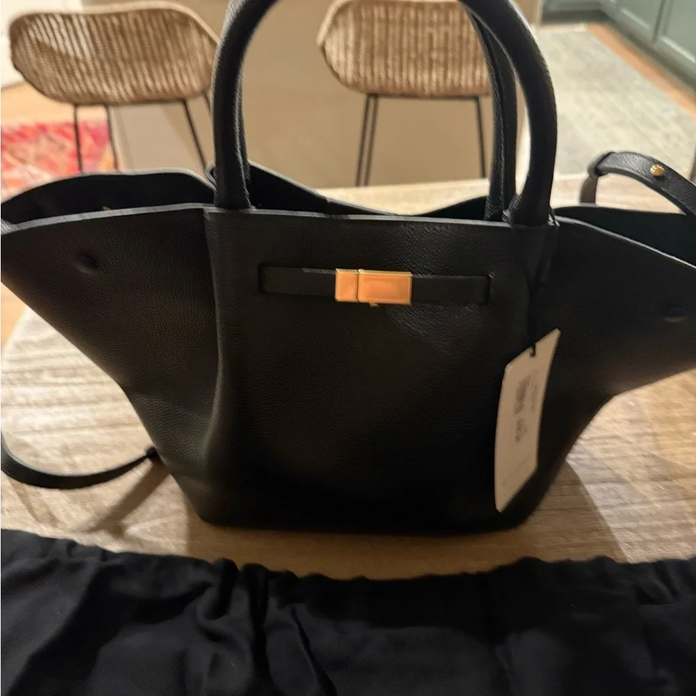 Demellier Black Midi Tote NWT - Picture 8 of 11
